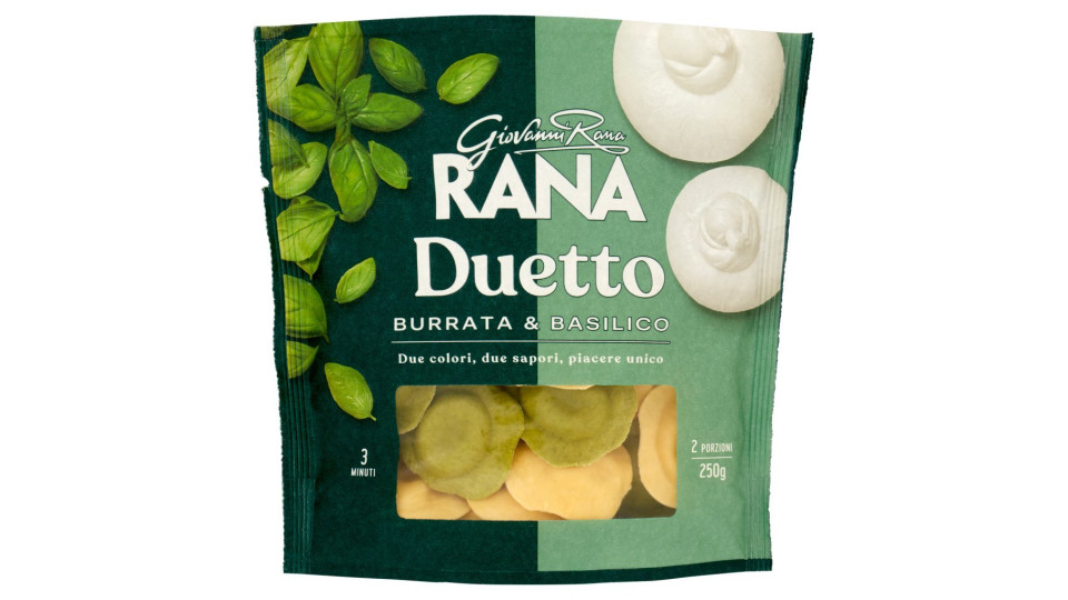Giovanni Rana, Duetto burrata - basilico
