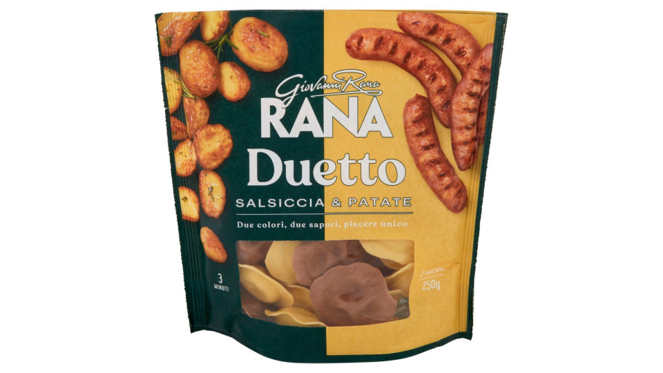 Giovanni Rana, Duetto salsiccia - patate