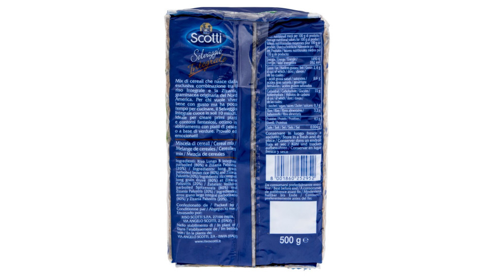 Riso Scotti, Sapori&Emozioni riso Selvaggio integrale