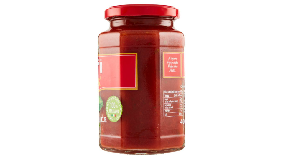 Mutti, Sugo Semplice con basilico