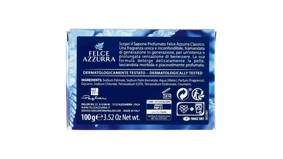 Felce Azzurra, Profumo Classico sapone
