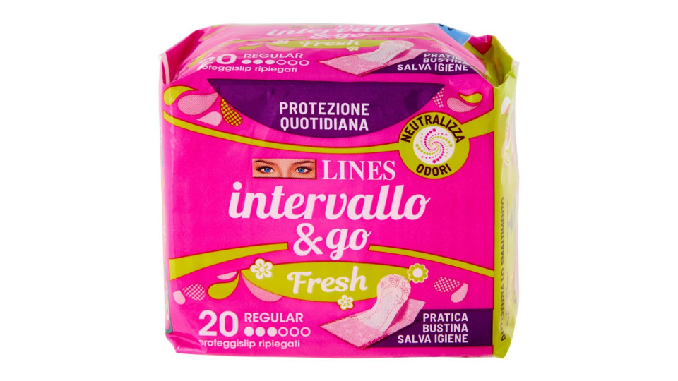 Lines intervallo Fresh Proteggislip Ripiegati
