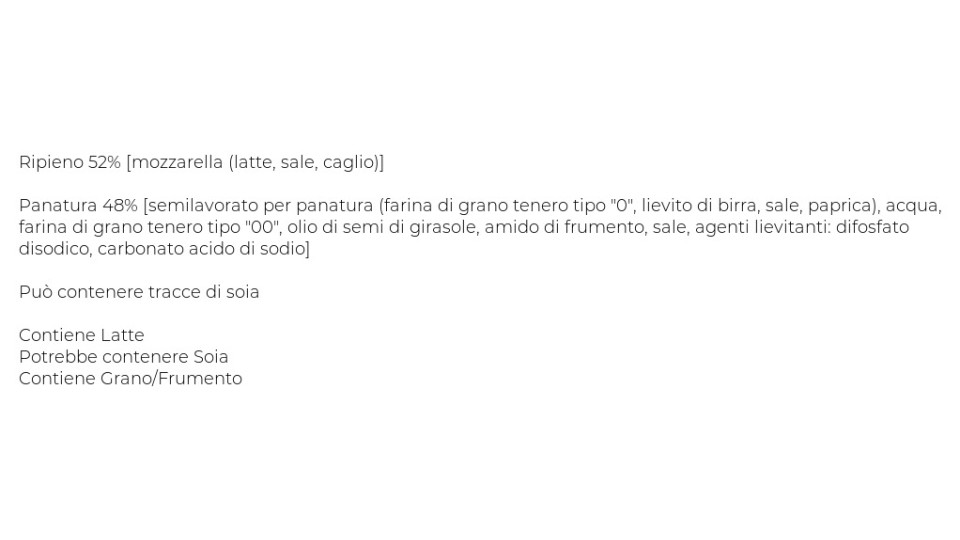 Mozzarelline impanate U! Confronta & Risparmia