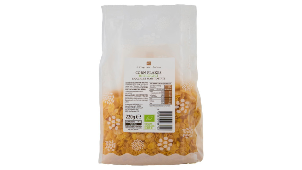 CORN FLAKES FIOCCHI DI MAIS TOSTATI il Viaggiator Biologico