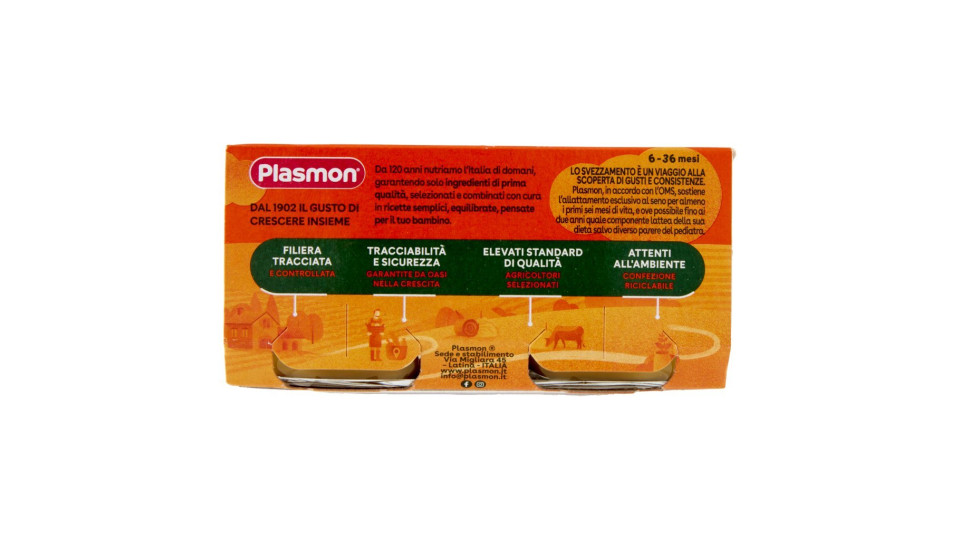 Plasmon - Oasi nella crescita, Omogeneizzato, Verdure Miste, dal 4 mese