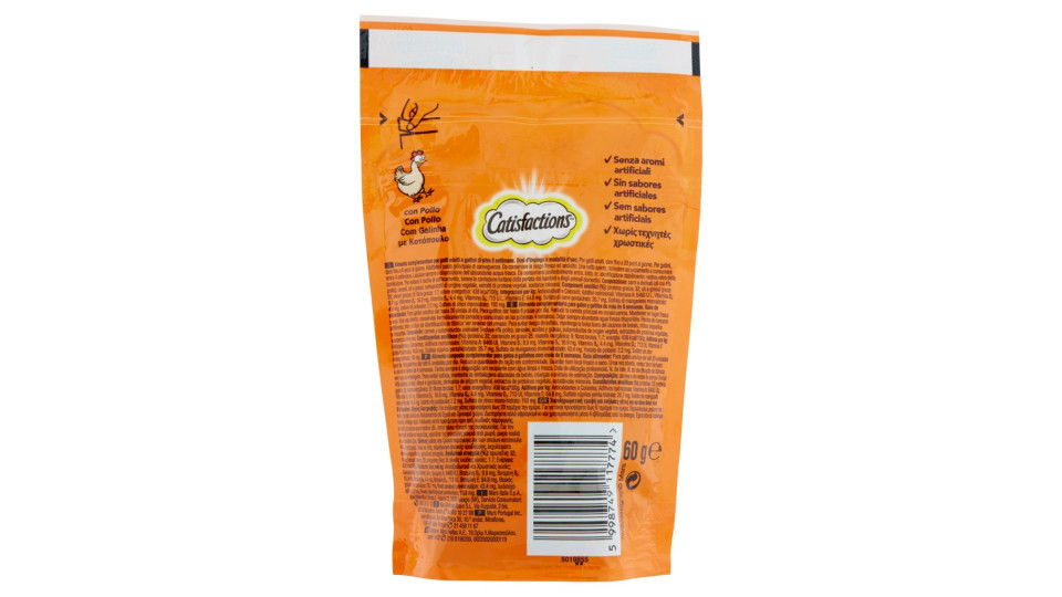 Catisfactions, gatto alimento con pollo