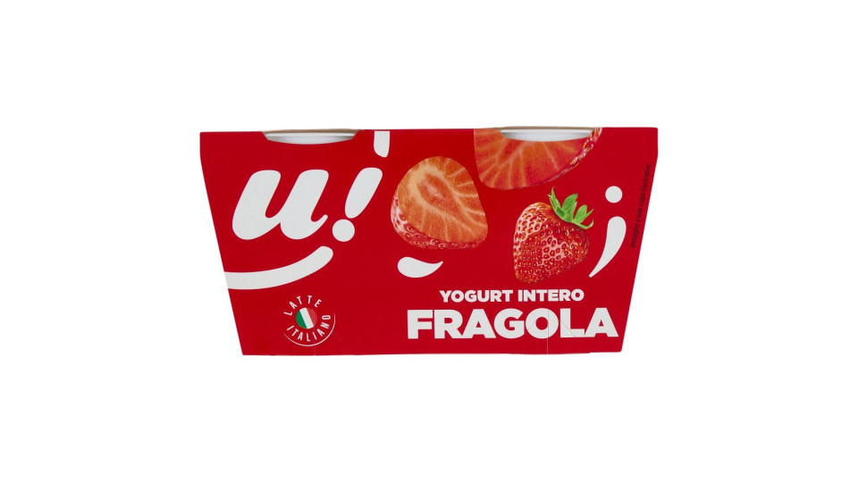 Carrefour Bio Yogurt intero alla fragola