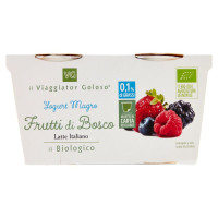 Yogurt magro frutti di bosco il Viaggiator Goloso Prodotto BIO