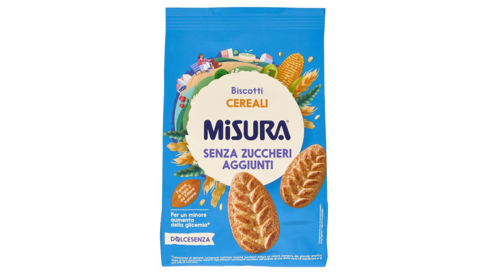 Misura Dolcesenza Biscotti ai Cereali