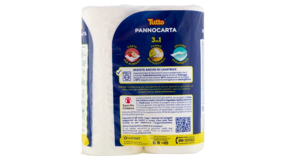 Tutto, 3in1 Pannocarta