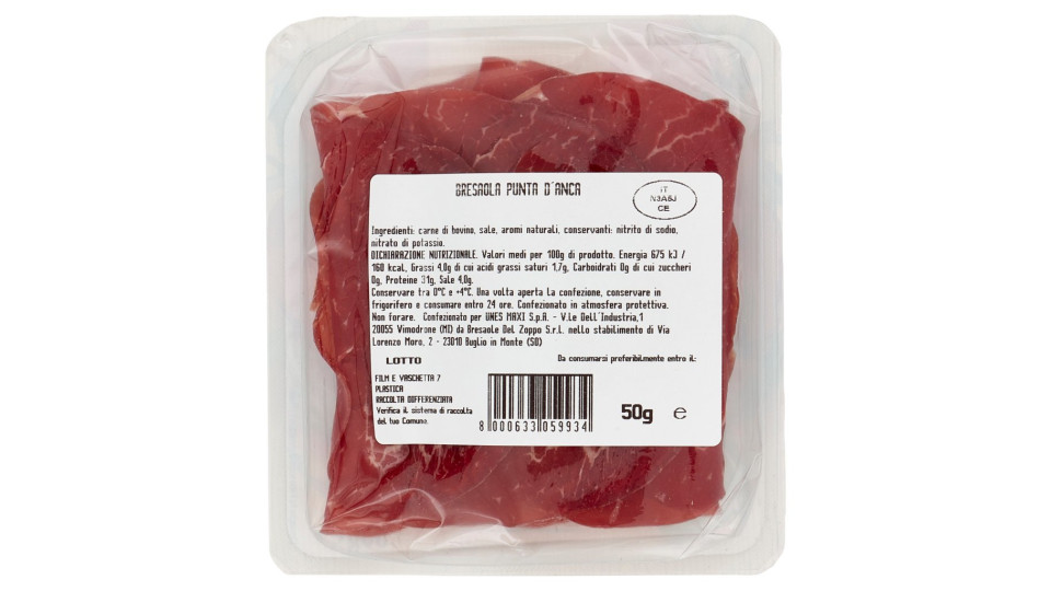 Bresaola Punta D'anca U! Confronta & Risparmia