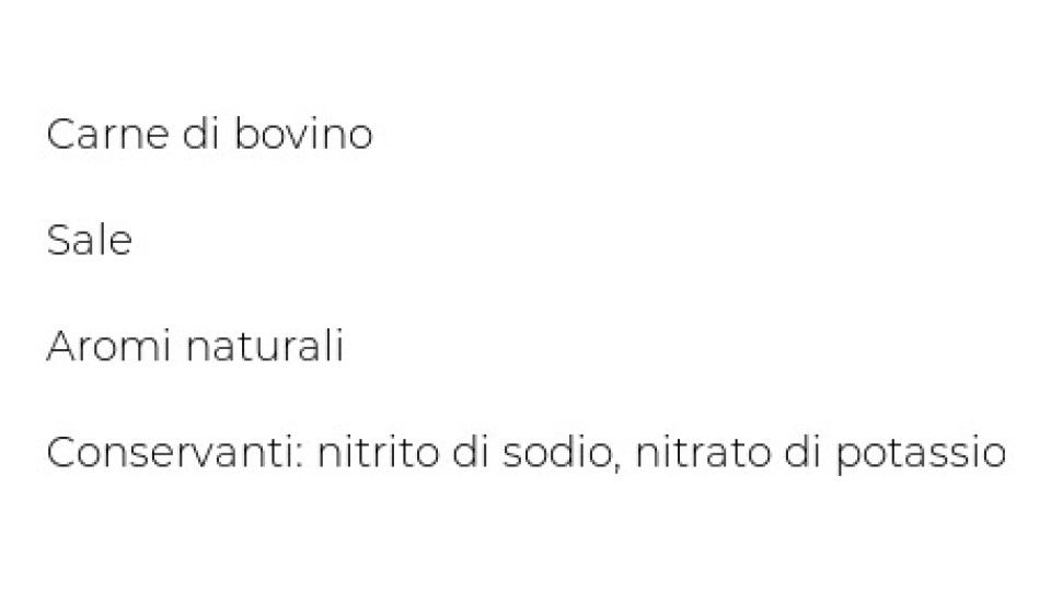 Bresaola Punta D'anca U! Confronta & Risparmia