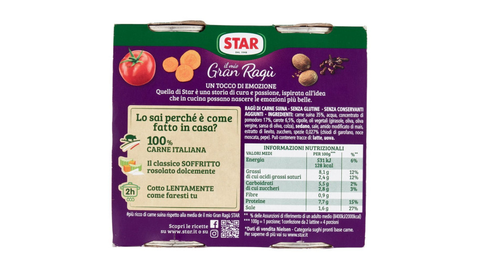 Star, Il mio gran ragù extra gusto