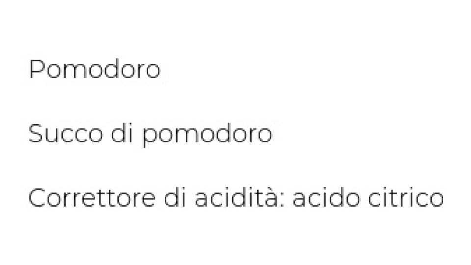 Unes, Polpa di Pomodoro