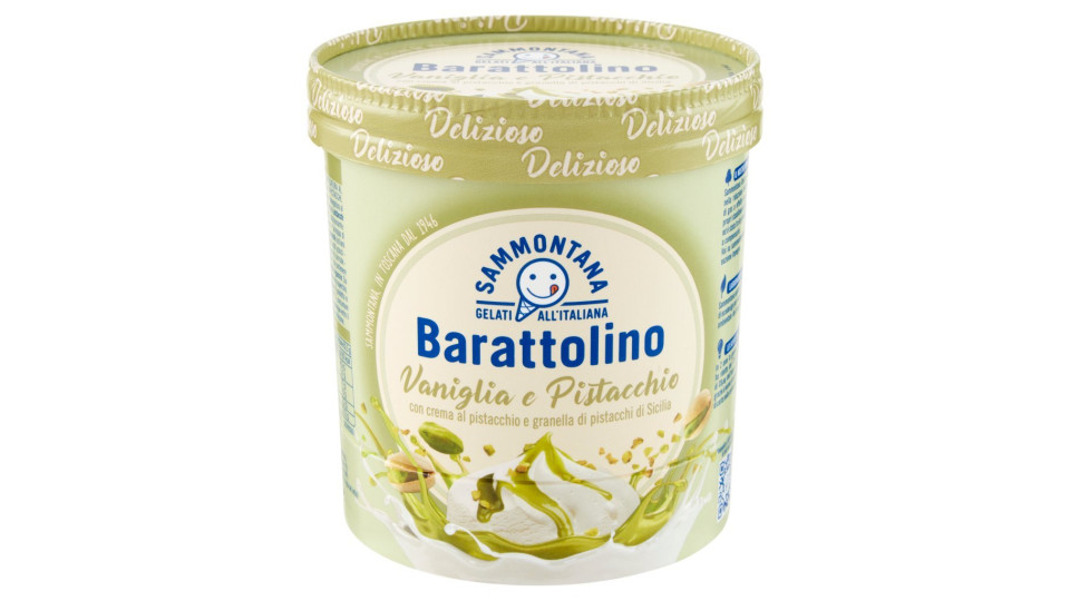 Sammontana, Barattolino pistacchio e vaniglia