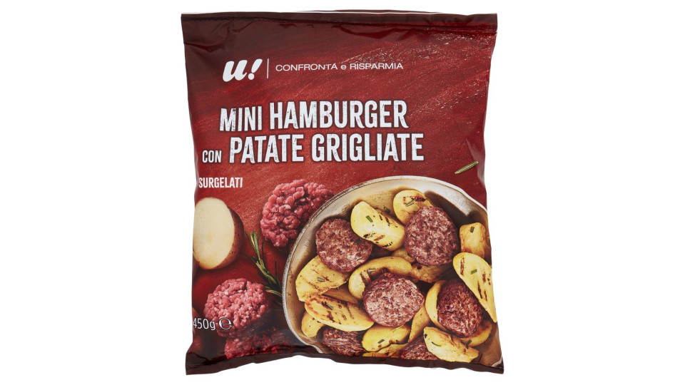 Mini hamburger con patate grigliate U! Confronta & Risparmia