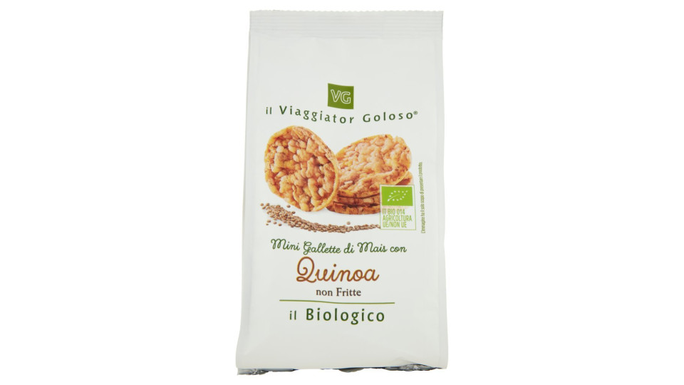 MINI GALLETTE MAIS CON QUINOA Il Viaggiator Goloso BIO