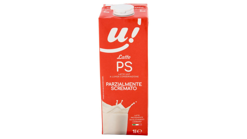 Latte parzialmente scremato uht a lunga conservazione alta digeribilità senza lattosio Val d' Alpe 1