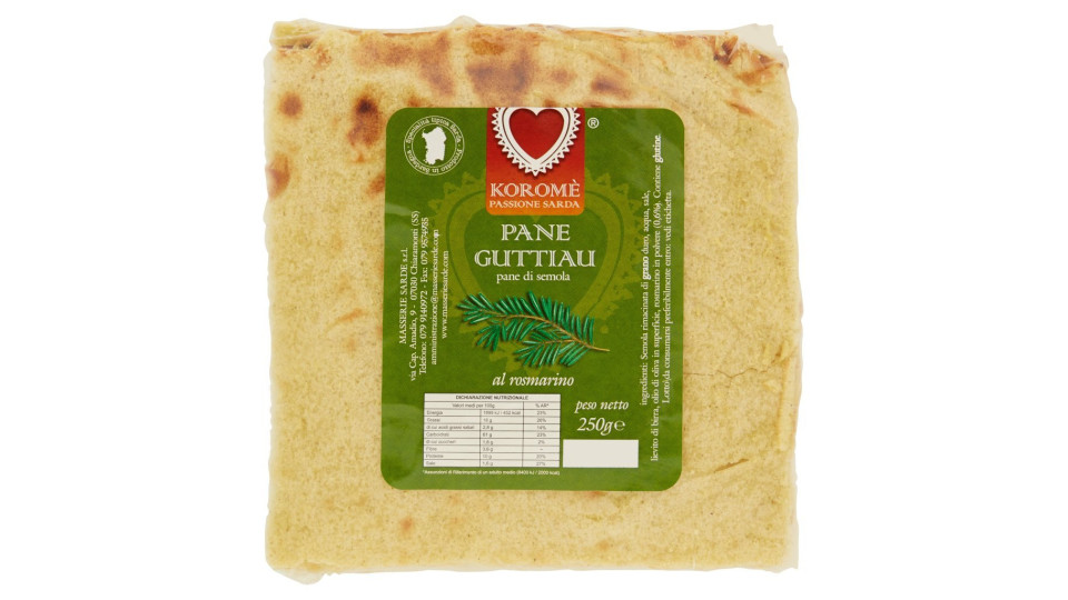 PANE GUTTIAU al Rosmarino