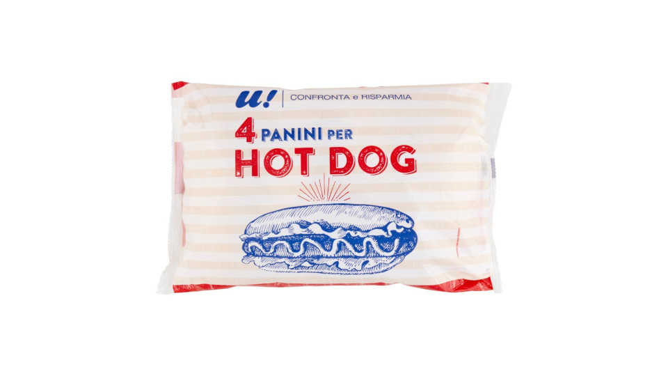 4 Panini per Hot Dog U! Confronta & Risparmia