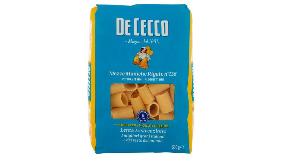 De cecco kamut mezze maniche rigate n.136