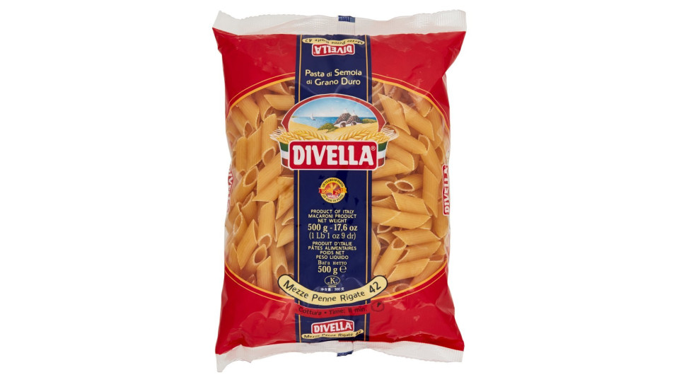 Divella Mezze Penne Rigate 42