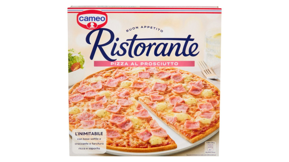 Cameo - Ristorante, Pizza al Prosciutto