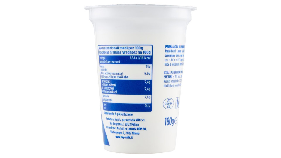 Milk Panna acida
