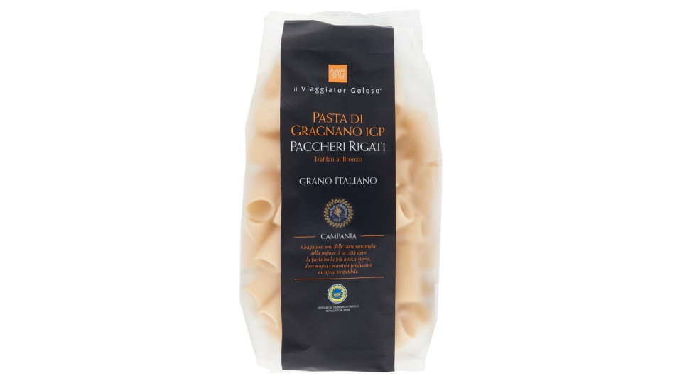 PACCHERI RIGATI Pasta di Gragnano IGP il Viaggiator Goloso