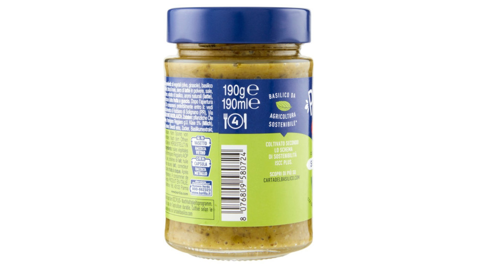 Barilla pesto genovese senza aglio