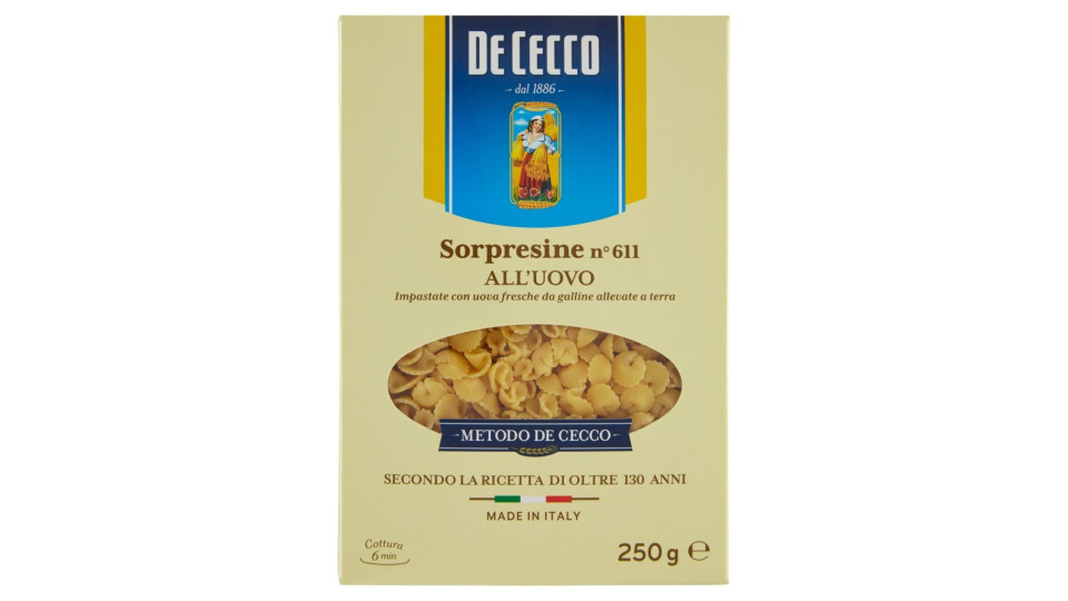 De Cecco Sorpresine n° 611 all'Uovo