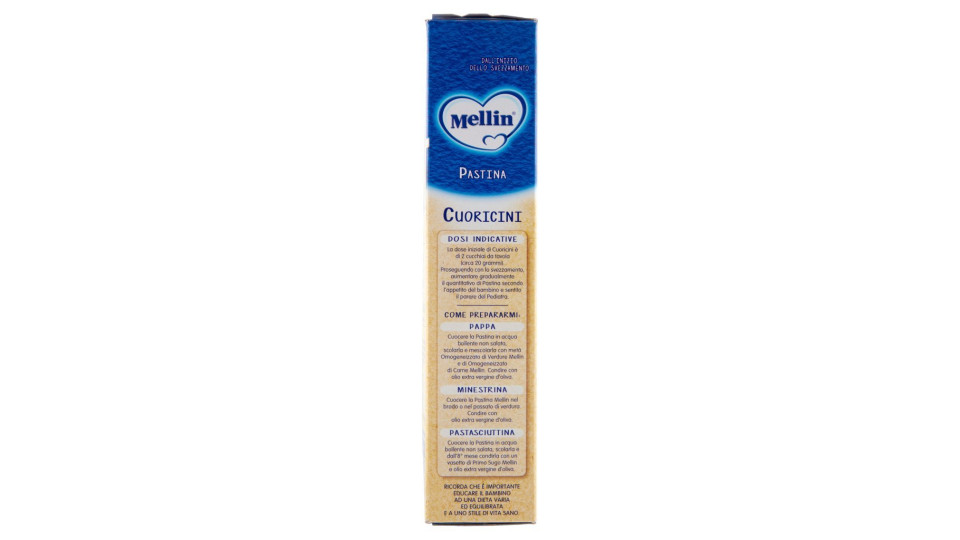 Mellin, Pastina Cuoricini