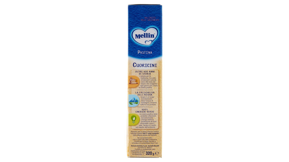 Mellin, Pastina Cuoricini