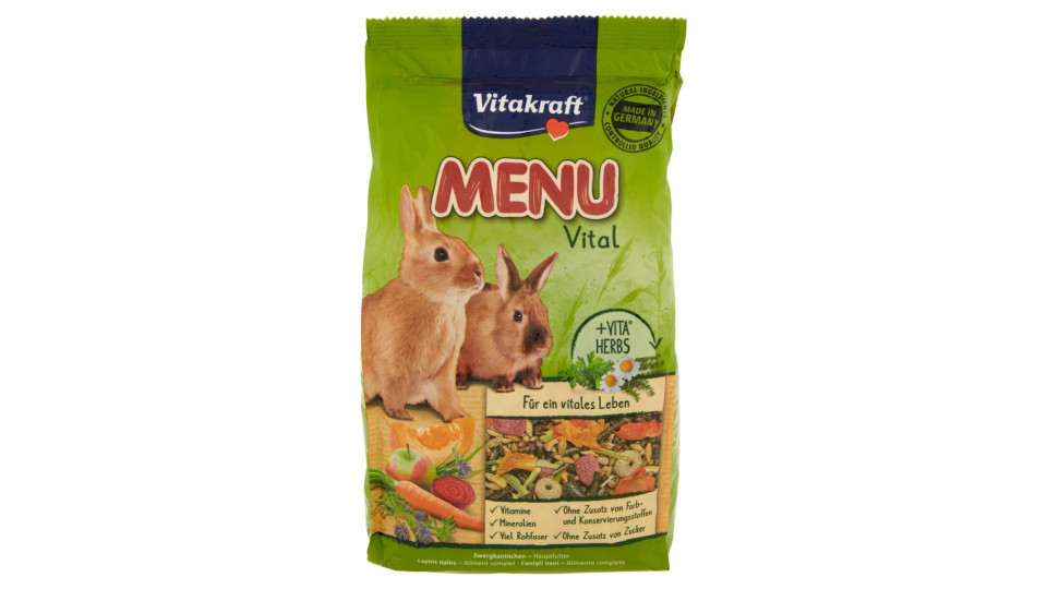 Vitakraft, conigli nani Premium Menu Vital