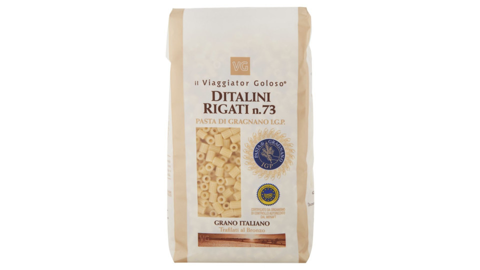 DITALINI RIGATI N.73 Pasta di Gragnano I.G.P. il Viaggiator Goloso