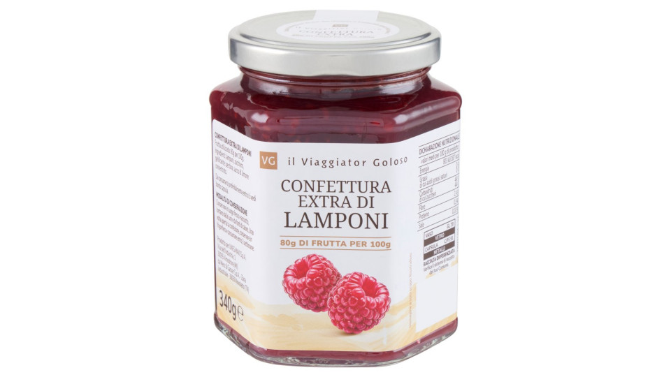 Il Viaggiator Goloso, Confettura Extra di Frutti di Lamponi