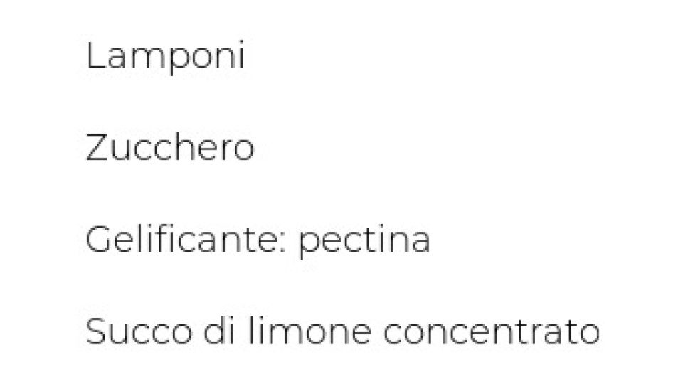 Il Viaggiator Goloso, Confettura Extra di Frutti di Lamponi