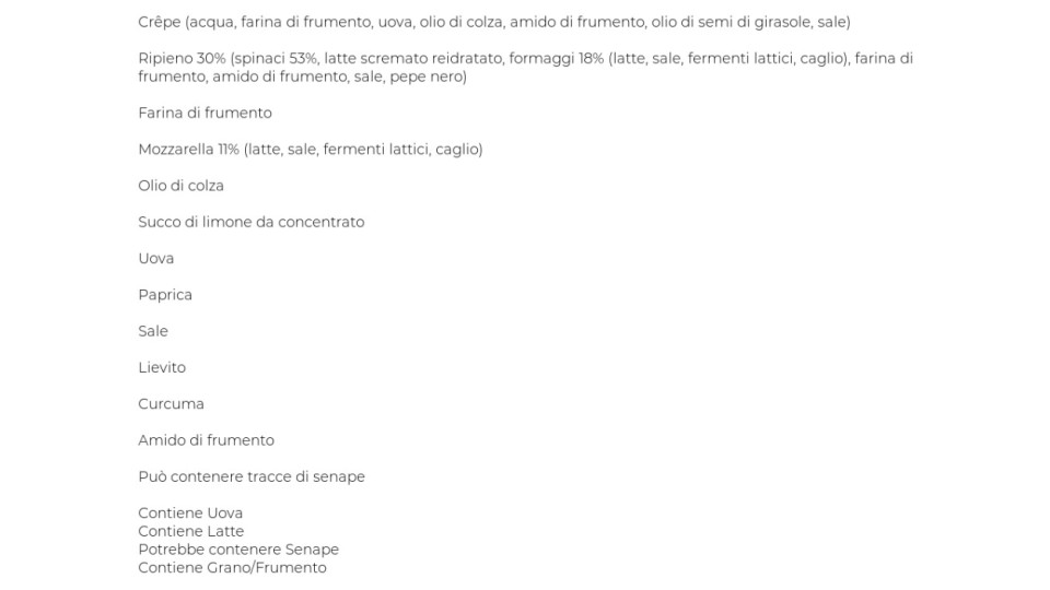Findus 4 Sofficini ai Spinaci e Mozzarella