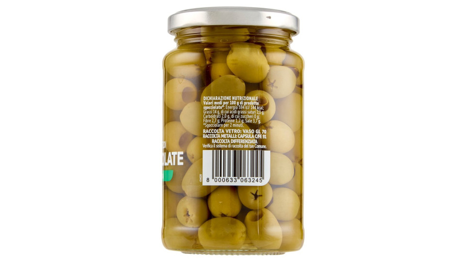 Olive verdi denocciolate