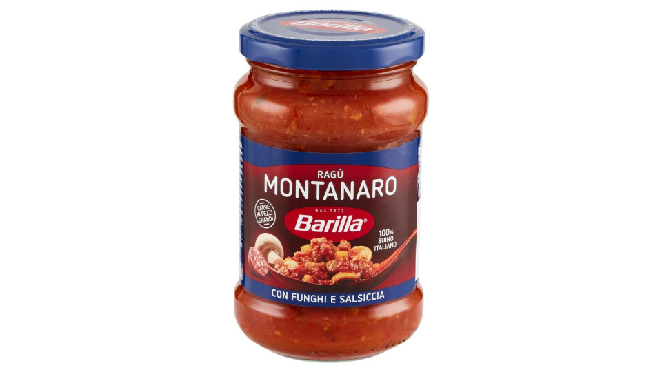 Barilla, ragù montanaro con funghi
