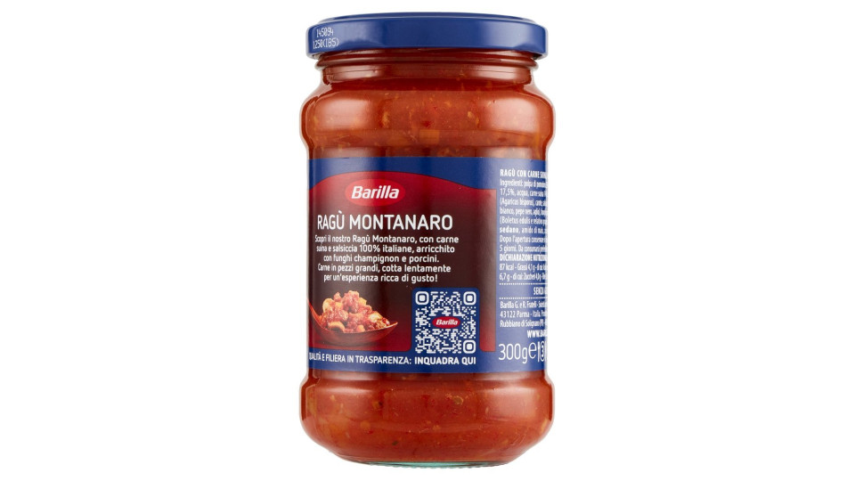 Barilla, ragù montanaro con funghi