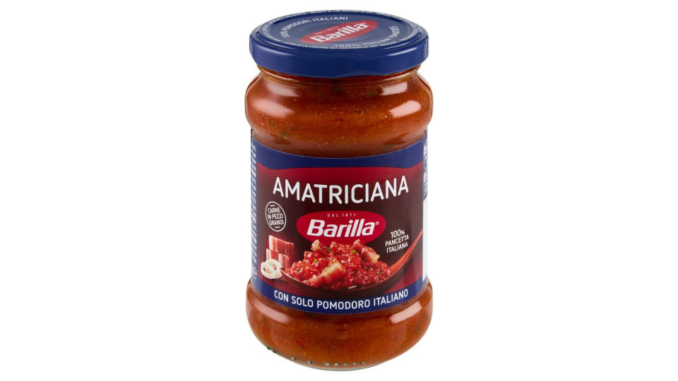 Barilla, sugo all'amatriciana