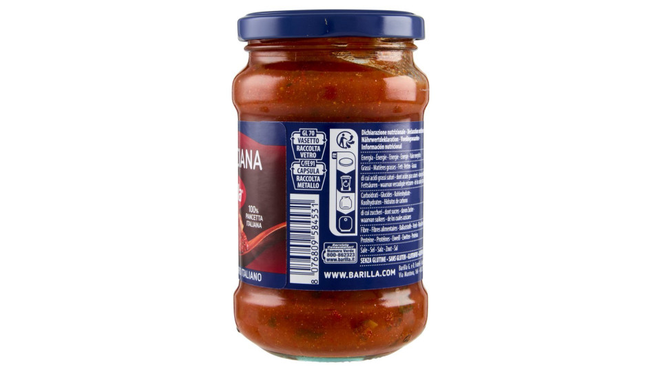 Barilla, sugo all'amatriciana