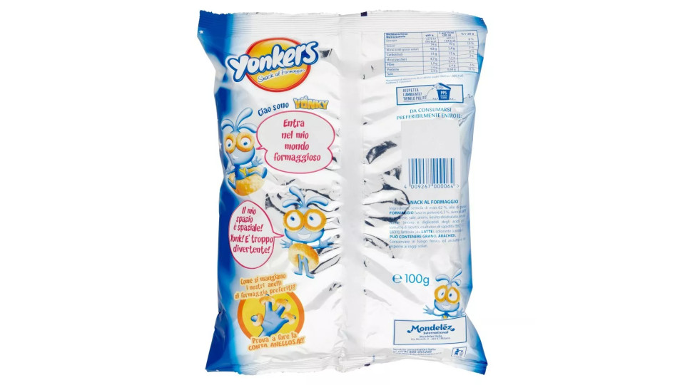 Yonkers - Snack al Formaggio