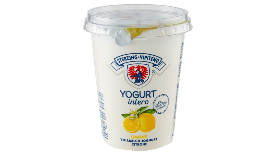 Latteria Soc.Vipiten, Sterzing Vipiteno Yogurt Intero Limone