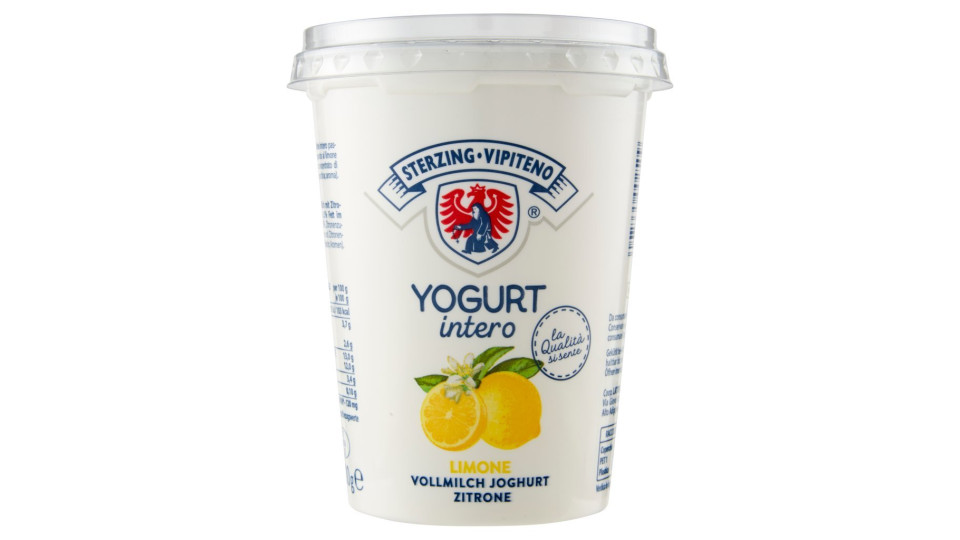 Latteria Soc.Vipiten, Sterzing Vipiteno Yogurt Intero Limone