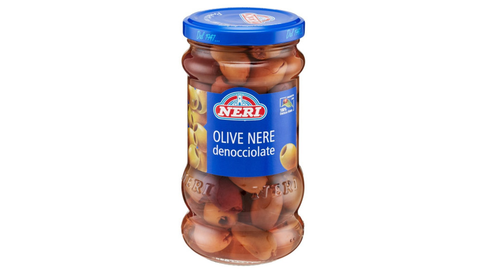 Neri, olive nere denocciolate