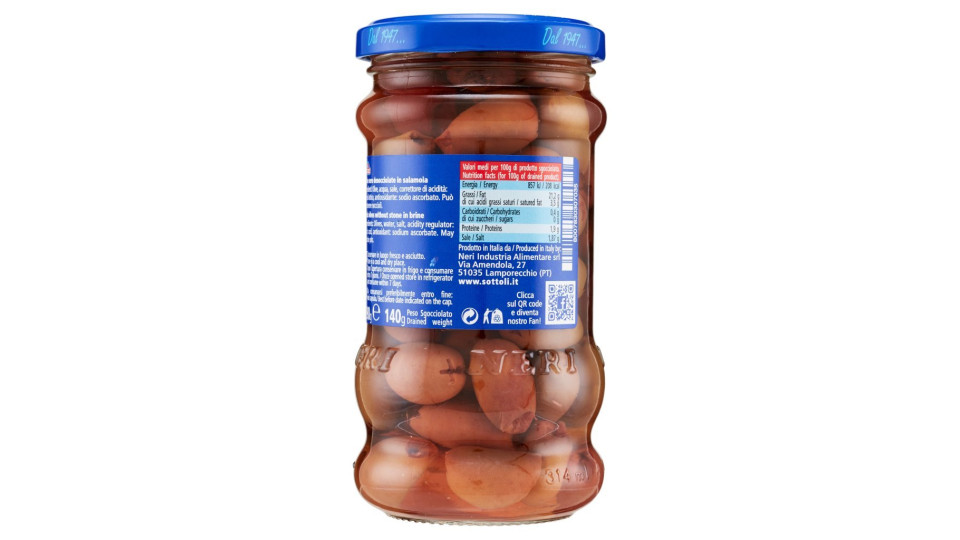 Neri, olive nere denocciolate