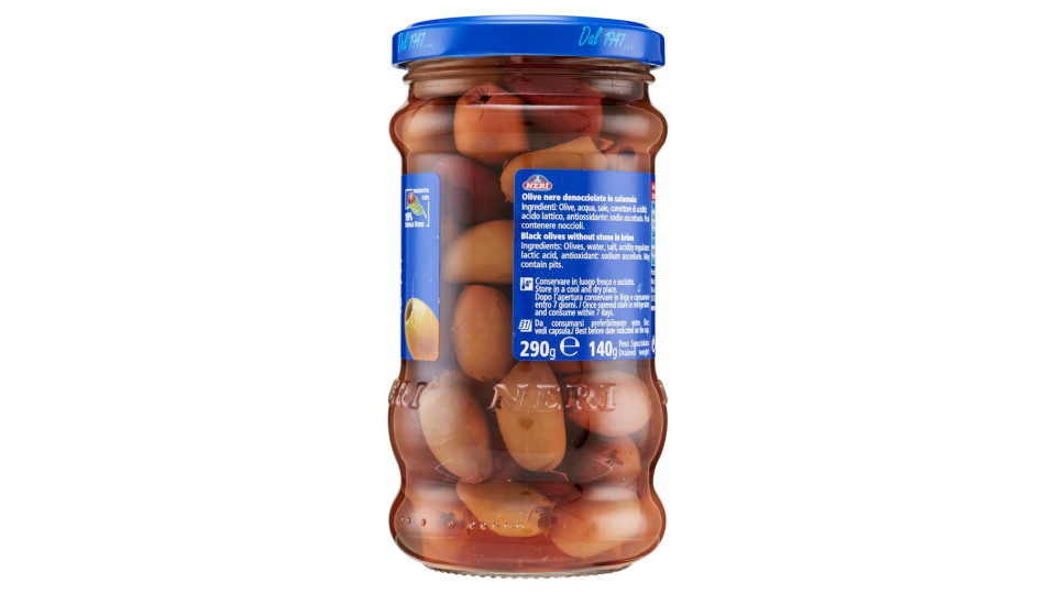 Neri, olive nere denocciolate