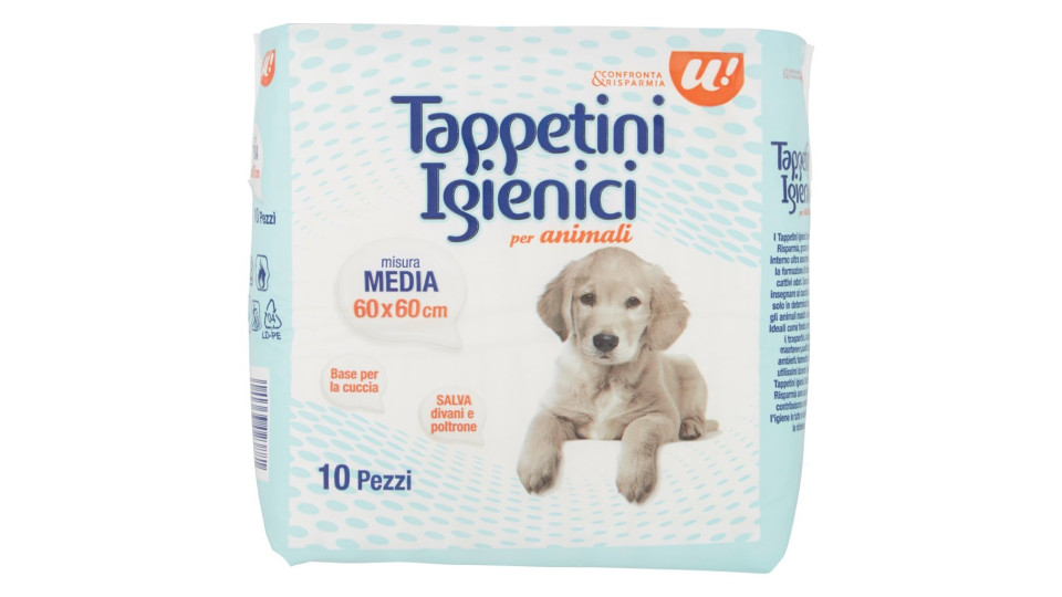 TAPPETINI IGIENICI PER ANIMALI